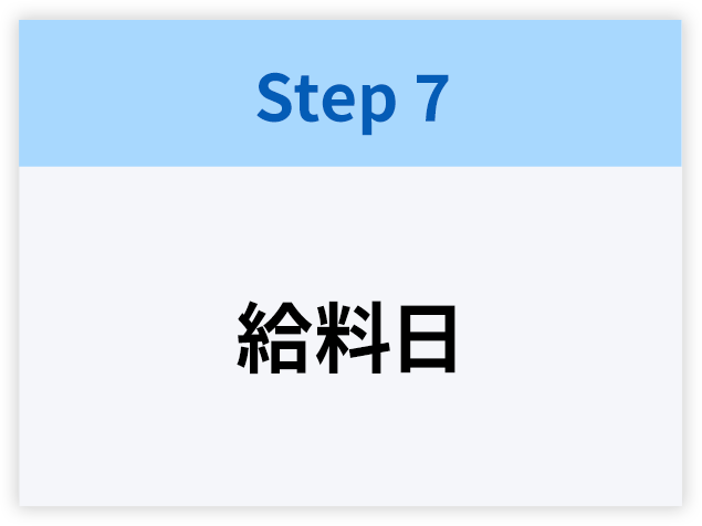 【Step7】給料日